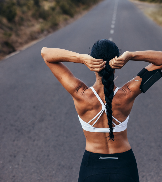 woman running